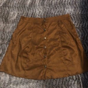 Short skirt, courdoroy type feeling material